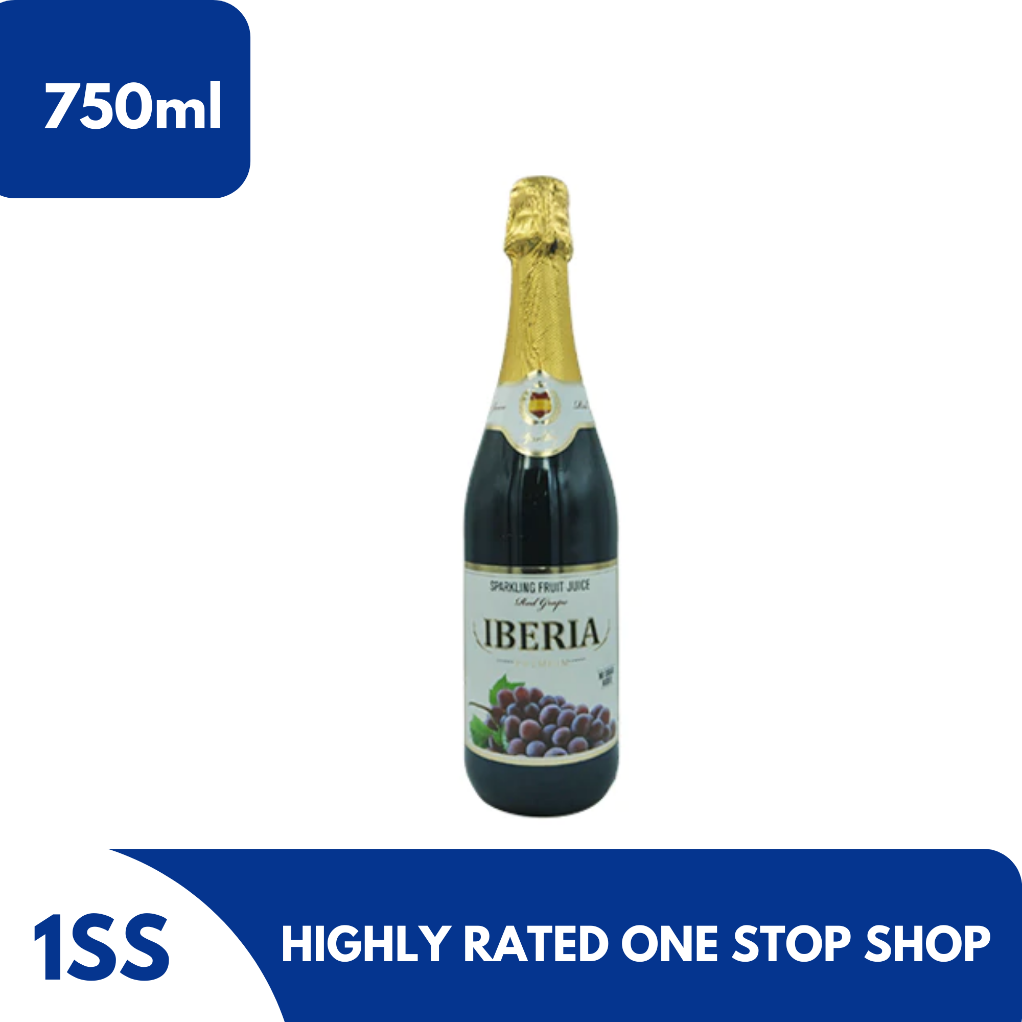 Iberia Sparkling Fruit Juice Red Grape, 750ml Lazada PH