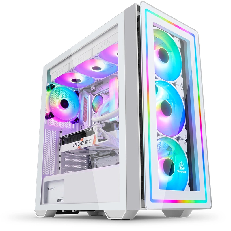 graphics card display case Segotep Vga Holder Sag Bracket Gpu Vertical Orientation Card Support Holder You Have Three Foot Style Options Black 24 in. x 31