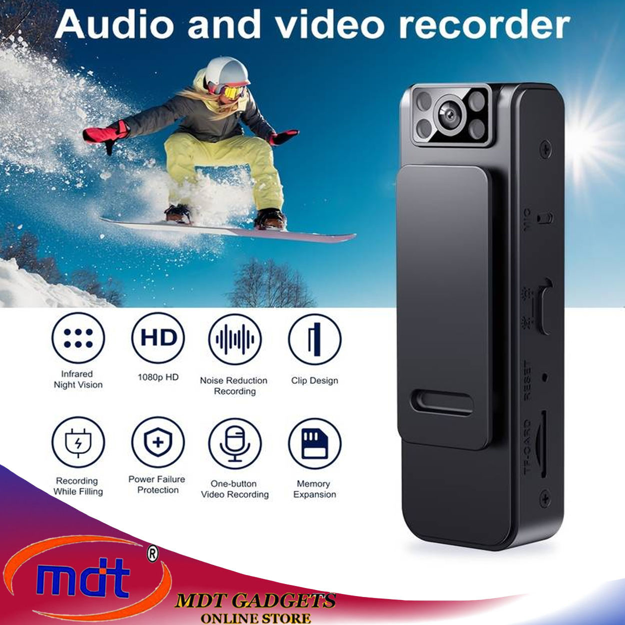 Mini Body Camera Small Body Cam Lightweight And Portable, Rotating Lens ...