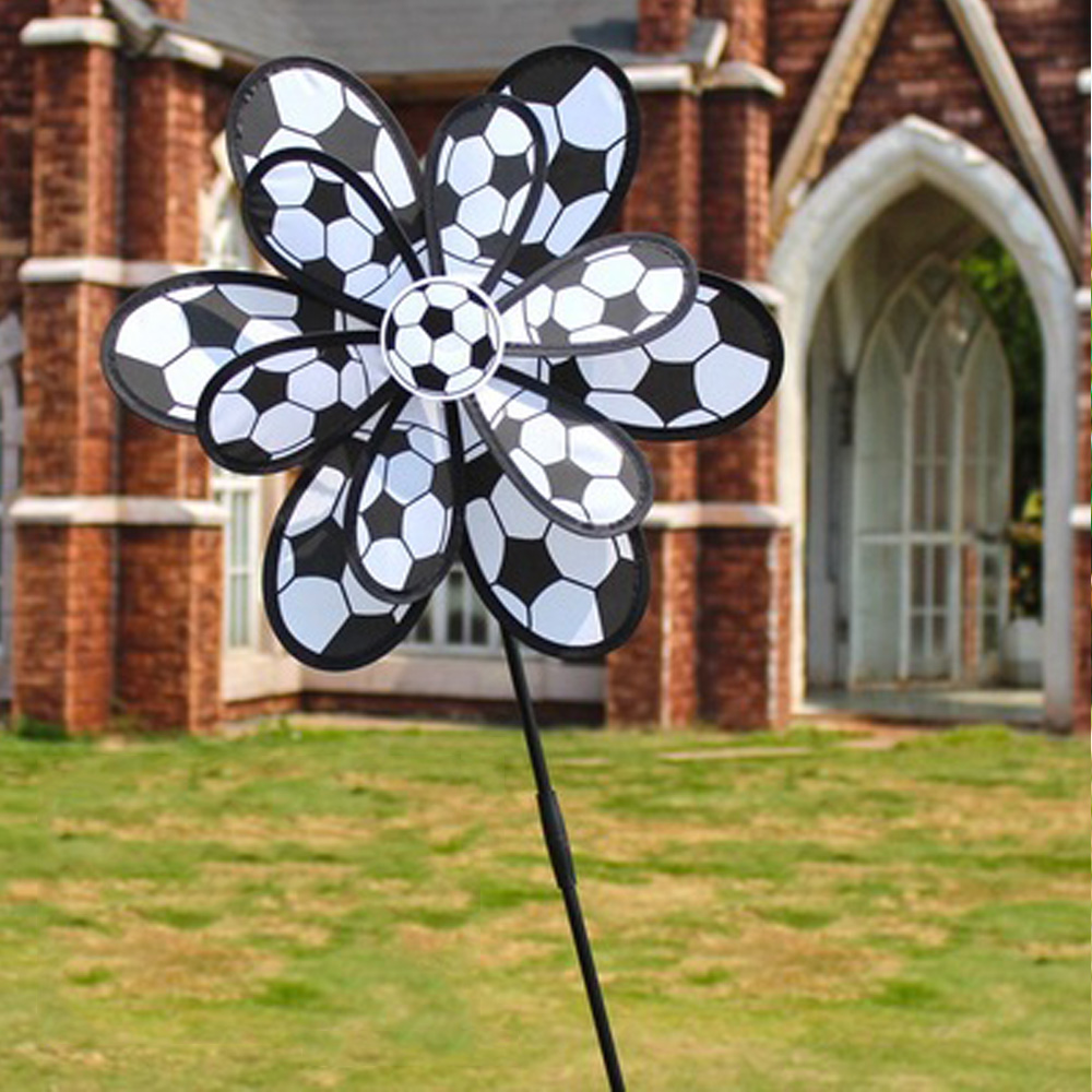 SFAJAI Garden Ornament Sunflower Patio Lawn Yard Ladybug Wind Sculptures Pinwheels Spinners