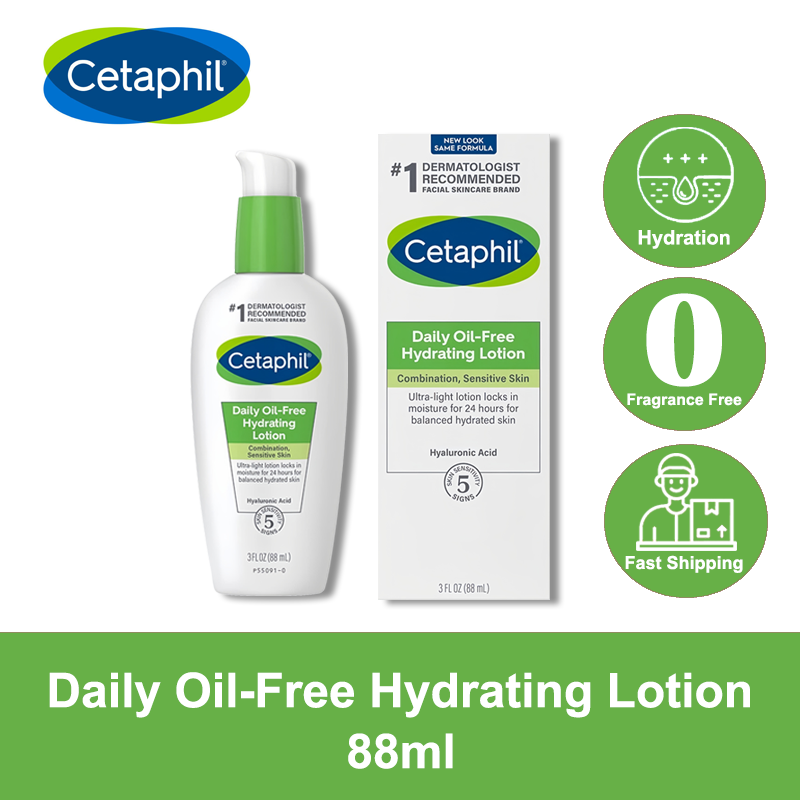 Cetaphil Daily OilFree Hydrating Face Lotion Moisturizer With