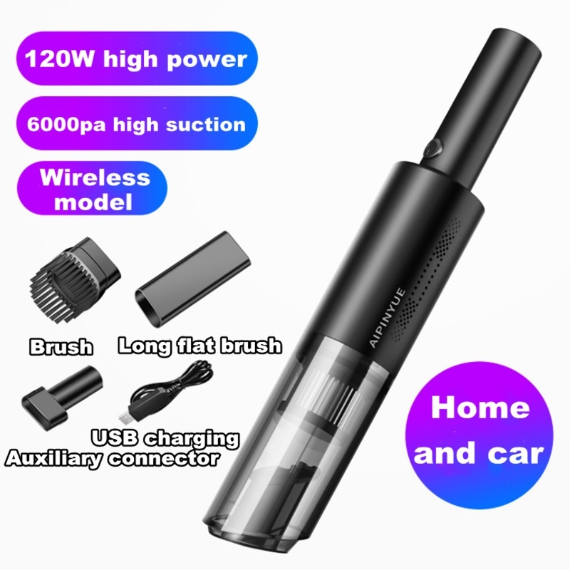 Wireless vacuum cleaner Rechargeable Car Household car dry and wet