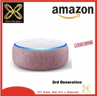 amazon echo dot 3 sandstone intelligent assistant speaker