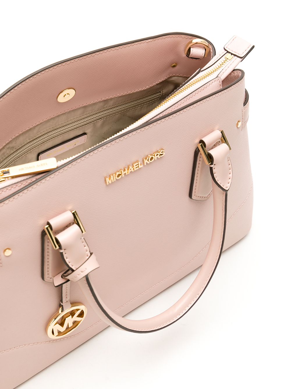 Michael Kors Bag Lenox Satchel Large Leather Blossom Light Pink  35s0gyzs3l666 Michael Kors Handbag