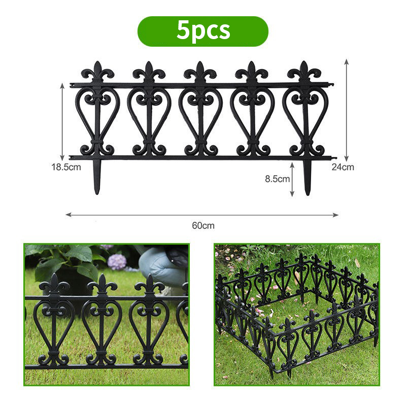 10piece European plastic fence, garden outdoor garden fence, wedding