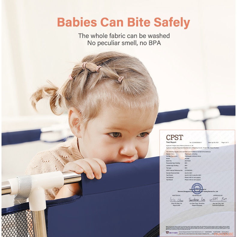 Baby Playpen Rectangular Kiddie Playpen Fence Pool Crib Fence Enclosure