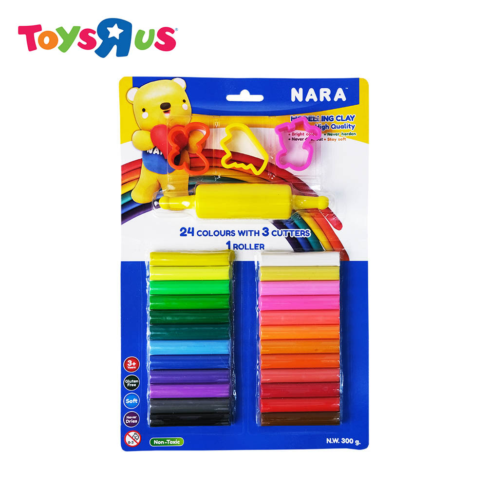 Nara Modeling Clay 24 Colors Lazada PH