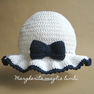 white cap for baby girl