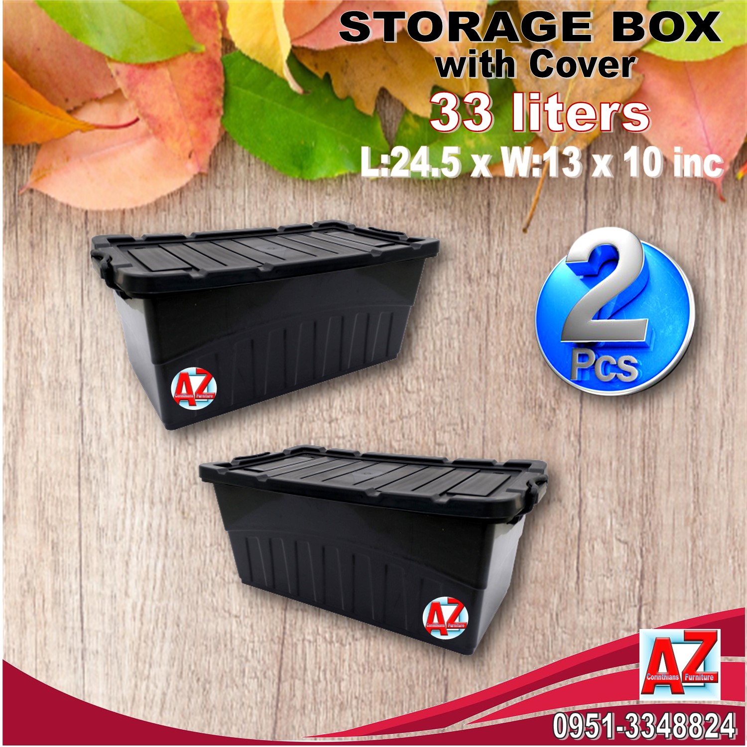 Two Decobox Rectangular Storage Box 33L – AHPI