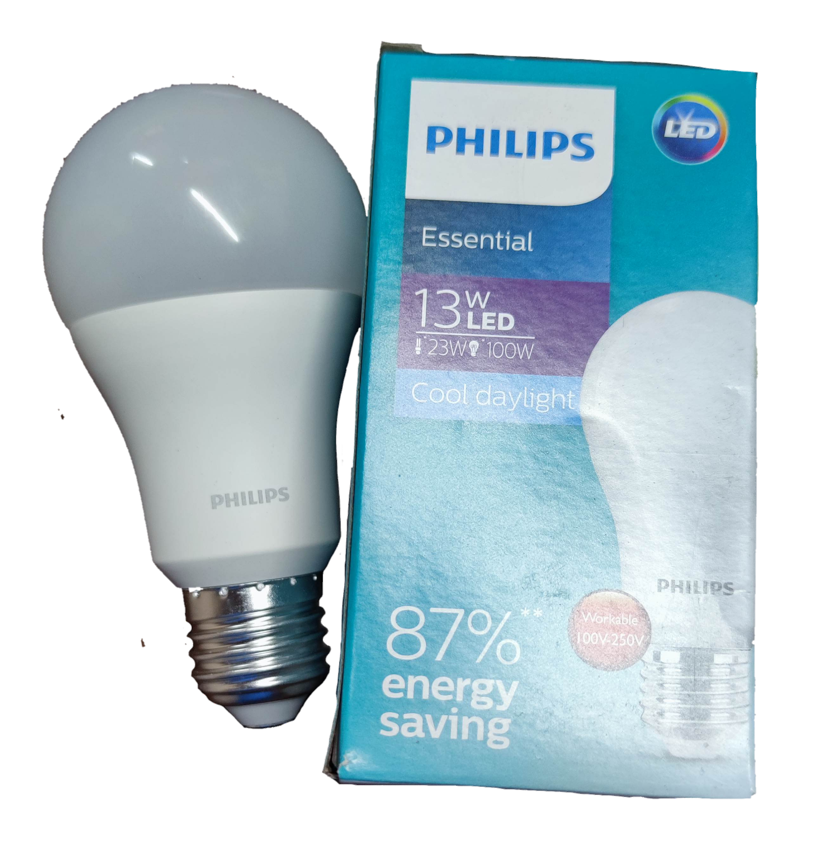13W LED Bulb 220V E27 6500K Daylight Essential Series ( Philips