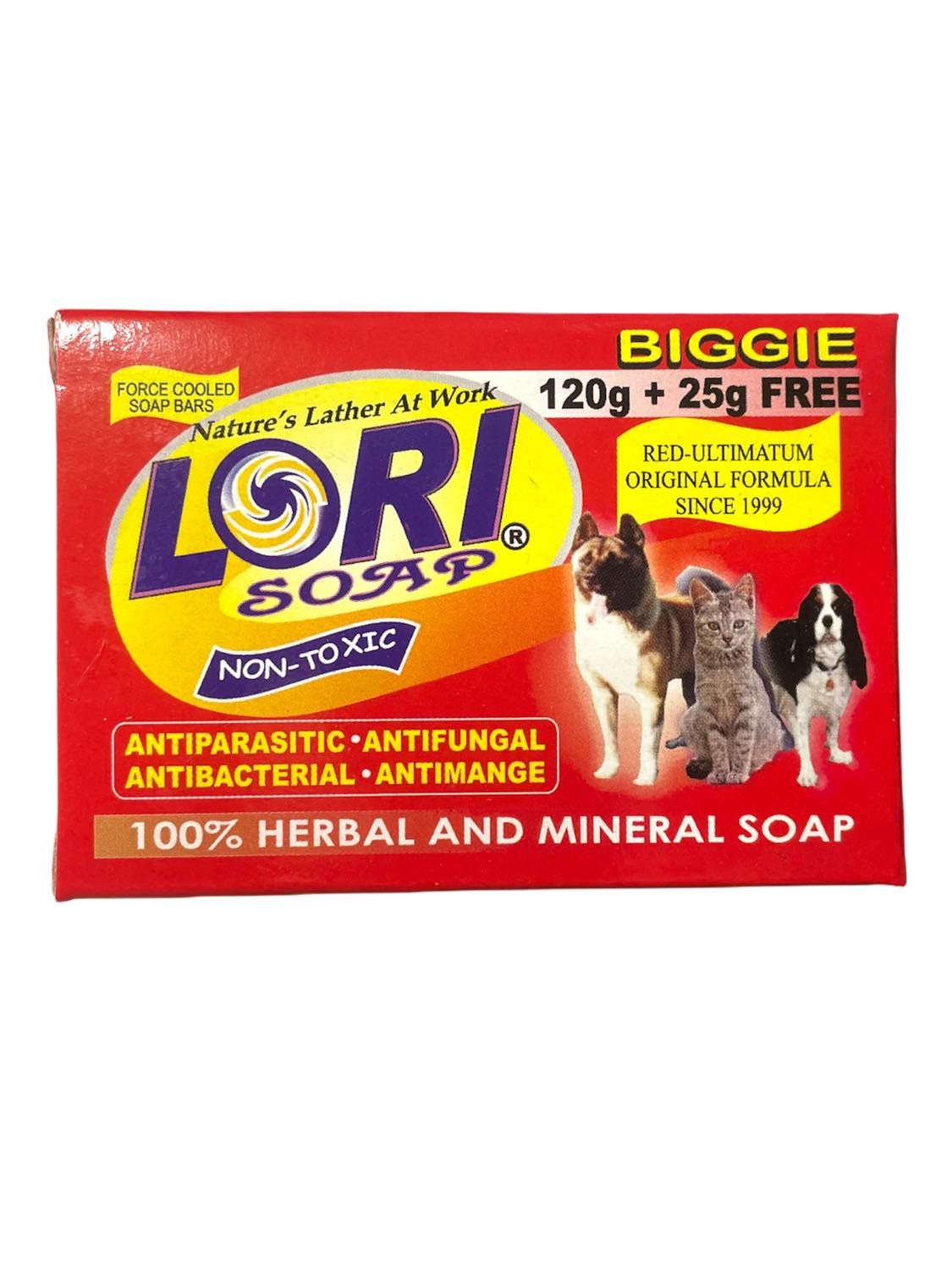 LORI Dog Soap All Variants 120g + FREE 25g with Conditioner Lazada PH