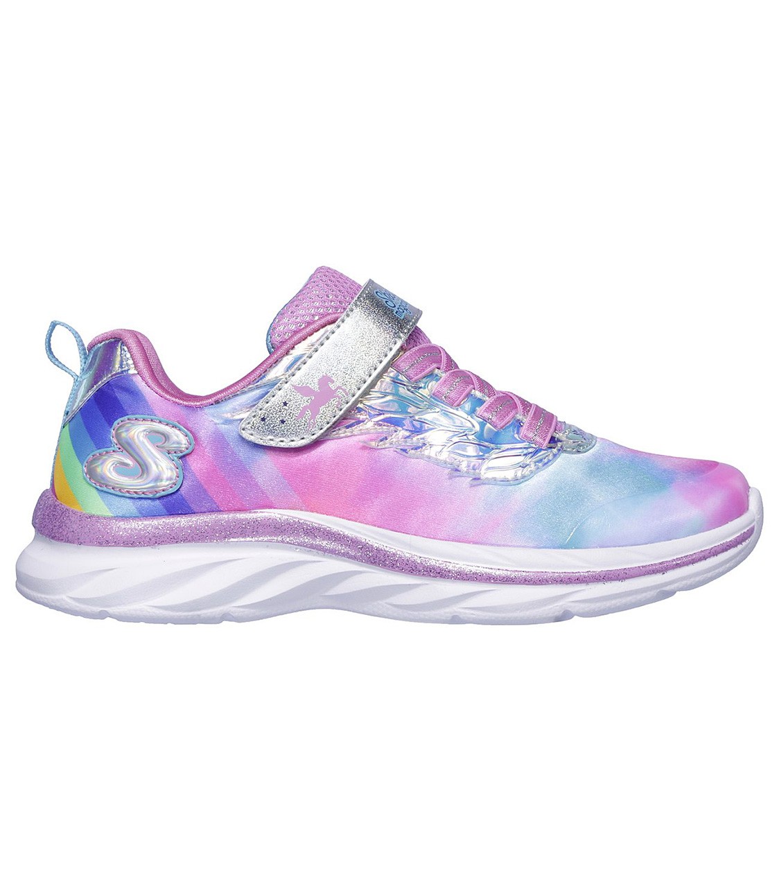 Skechers kids' quick shop kicks-alicorn wings sneaker