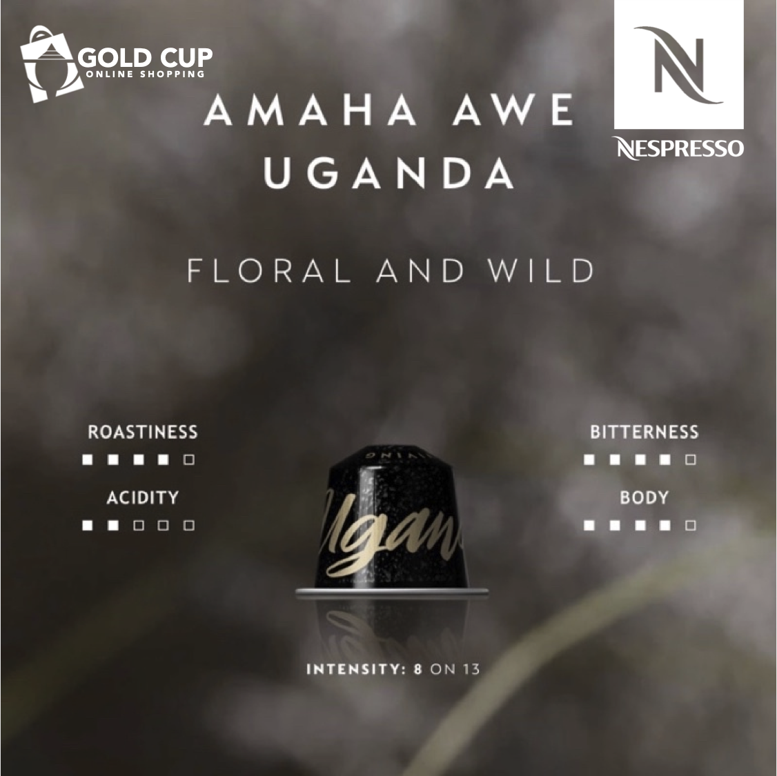 Nespresso Welcome Gift Coasters Espresso Set Amaha Awe Uganda Capsules New  Box