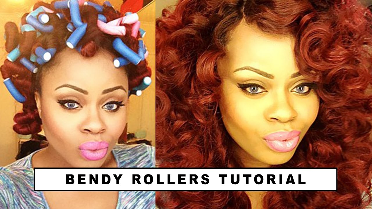 How To Use Bendy Hair Rollers To Use Bendy Roller Curls Pcs Curler