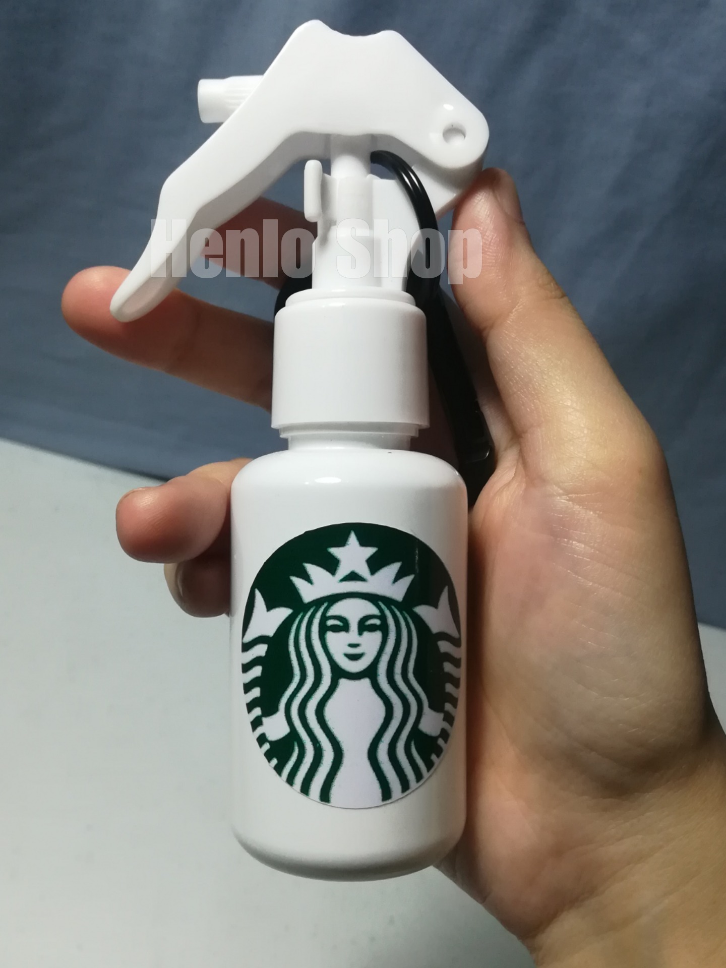 Starbucks inspired Alcohol Spray Bottle Keychain Gift Idea Trigger