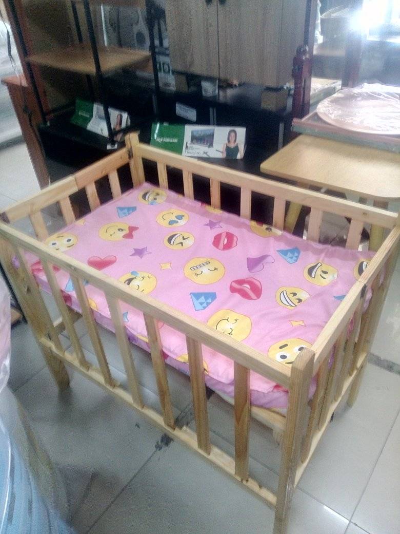 WOODEN BABY CRIB ADJUSTABLE Lazada PH