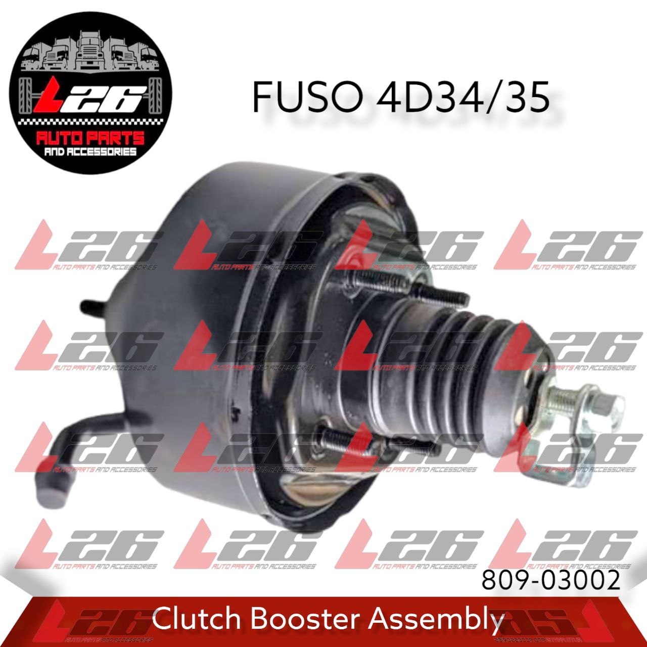 Fuso 4D34 4D35 CLUTCH BOOSTER ASSEMBLY 80903002 / 81003101 Lazada PH