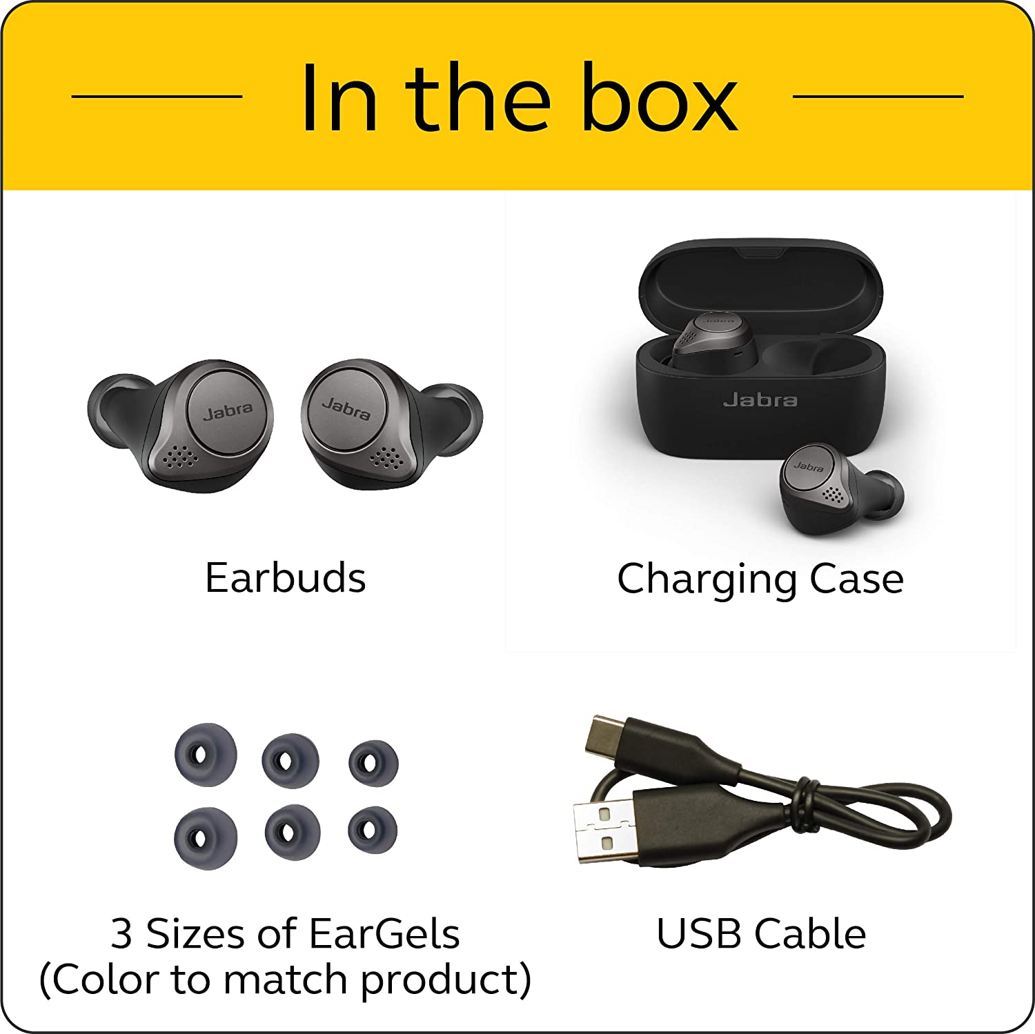 Jabra Elite 75t True Wireless Earbuds 