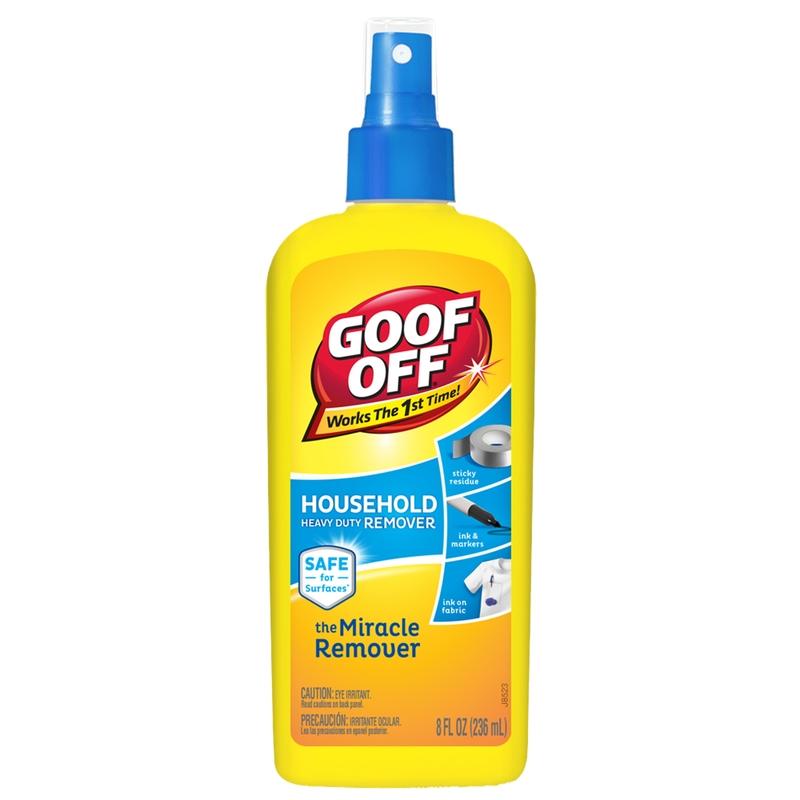 Goof Off Household Heavy Duty Residue Ink Remover the Miracle Remover