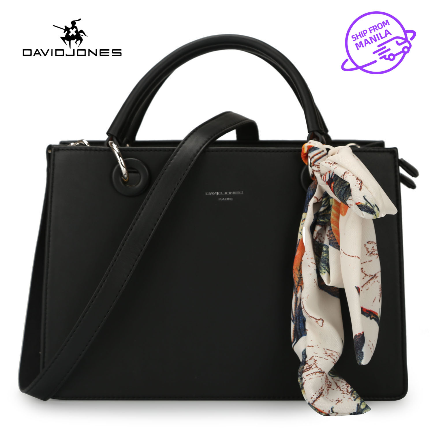David Jones Paris Shoulder Handbag Multi Color • Tote Bags