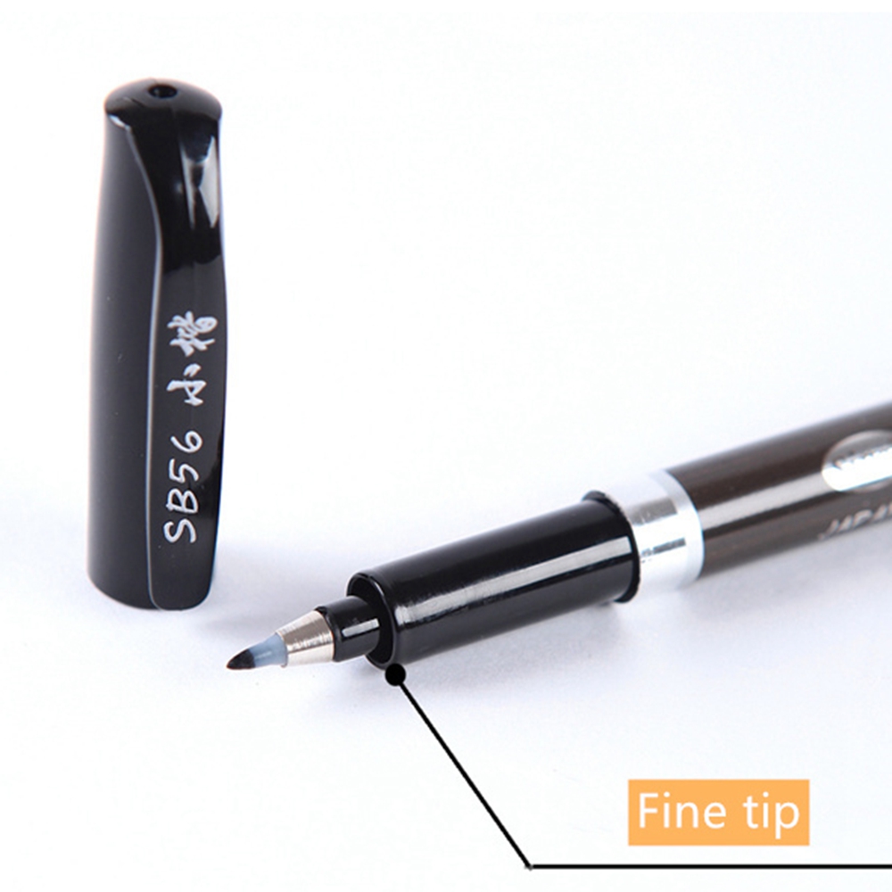 MMLUCK Mực Đen 3 Cái/bộ Tay Chữ Vẽ Học Tập Văn Phòng Phẩm Trường Công Cụ Viết Nguồn Cung Cấp Bức Tranh Đánh Dấu Thư Pháp Bàn Chải Bút
