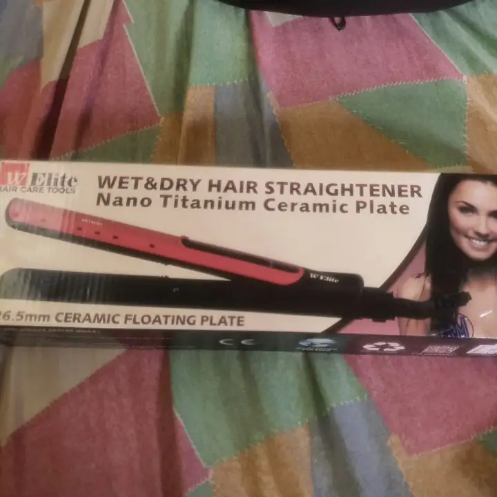 w elite hair brush straightener review