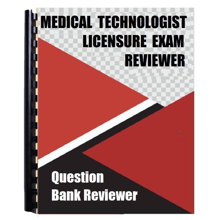 Medical Technologist Licensure Exam Question Bank Reviewer Lazada PH