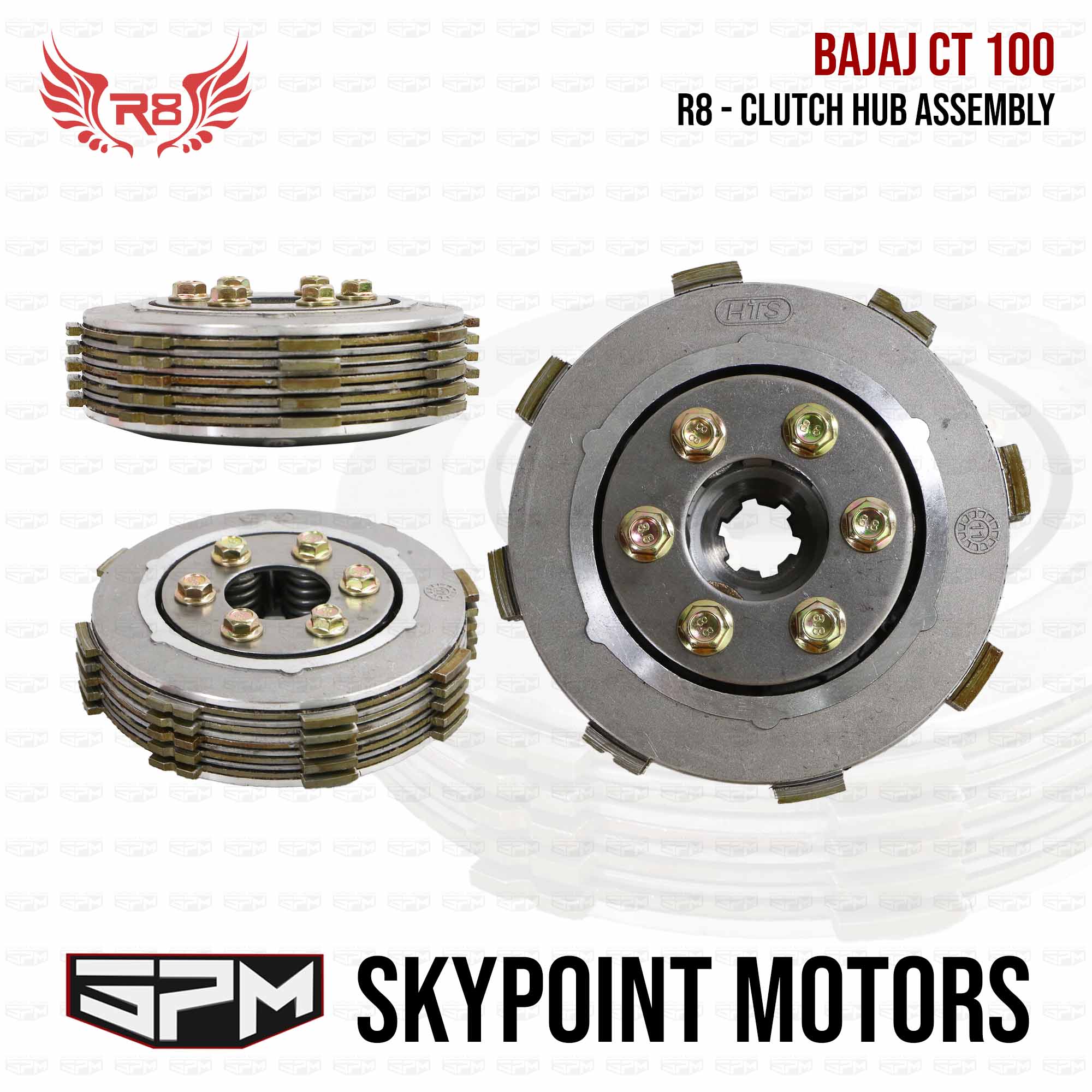 R8 Clutch Hub ASSY for Kawasaki Bajaj CT100 (9858103) Lazada PH