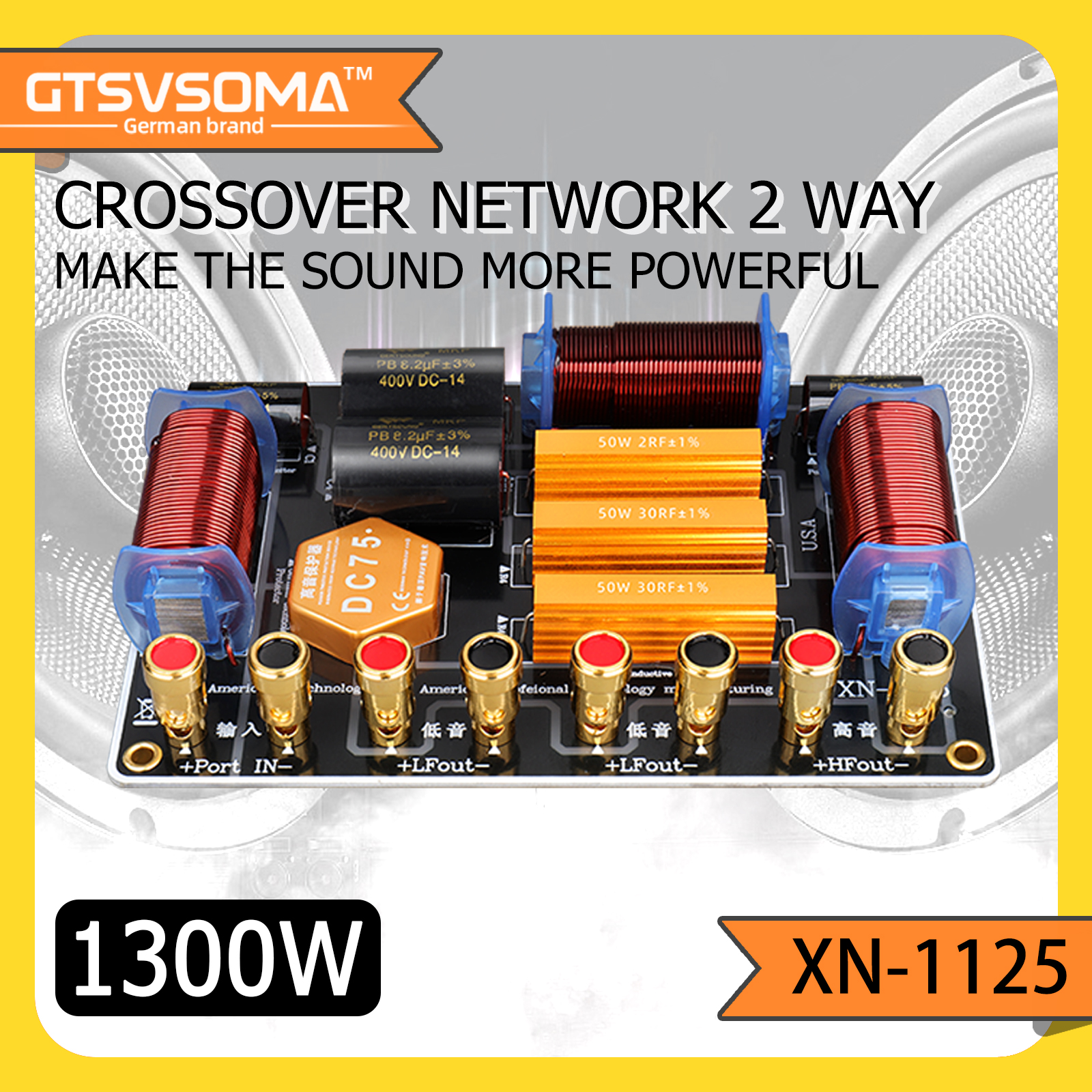 GTSVSOMA™ Original XN-1125 Dividing Network 3 way high power 1100
