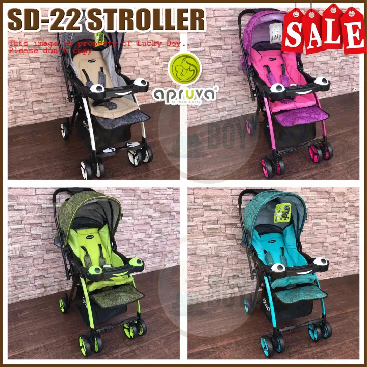 Apruva Sd 22 Aller Deluxe Stroller For Baby Lazada Ph