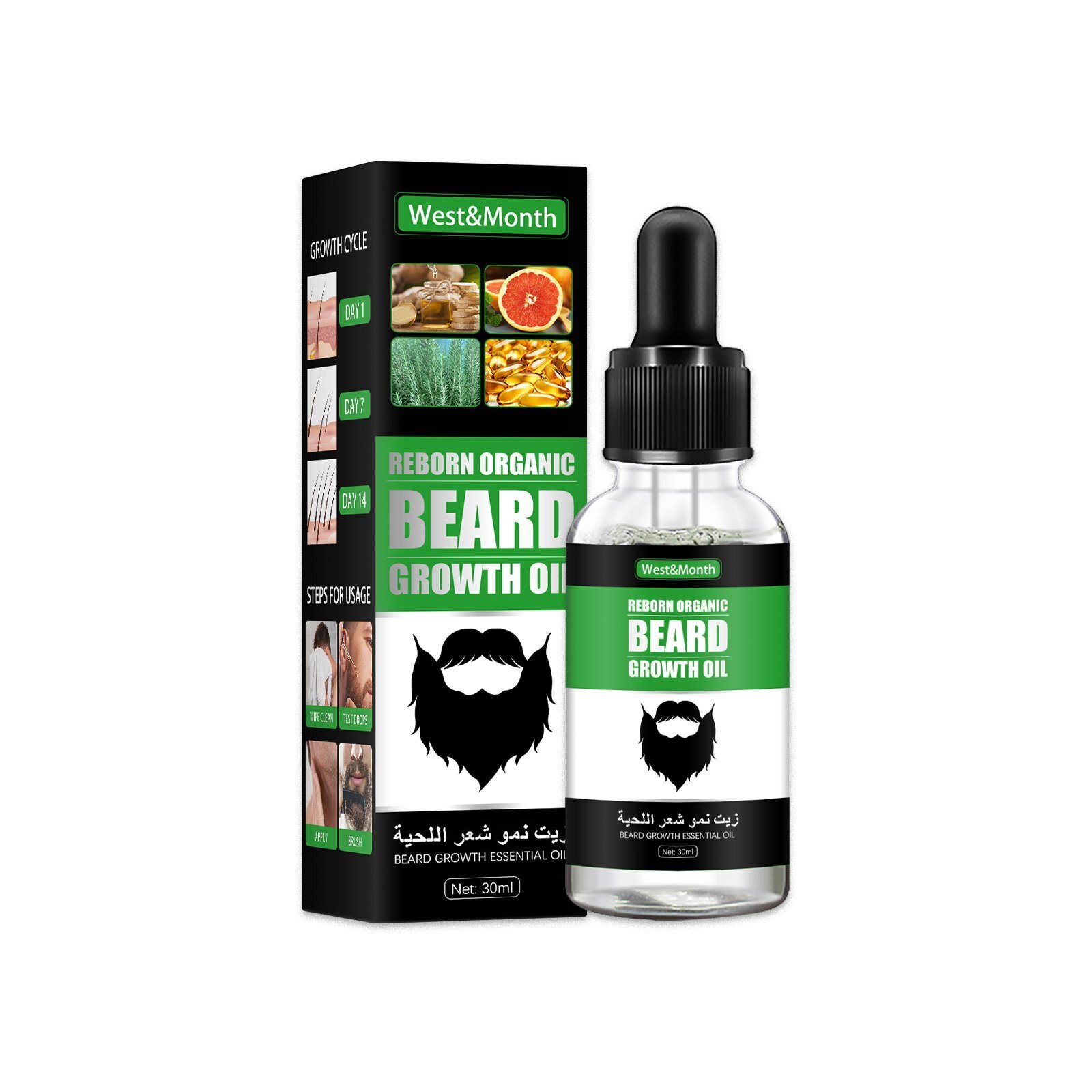 Beard Nourishment Growth Thicken Liquid Lazada PH