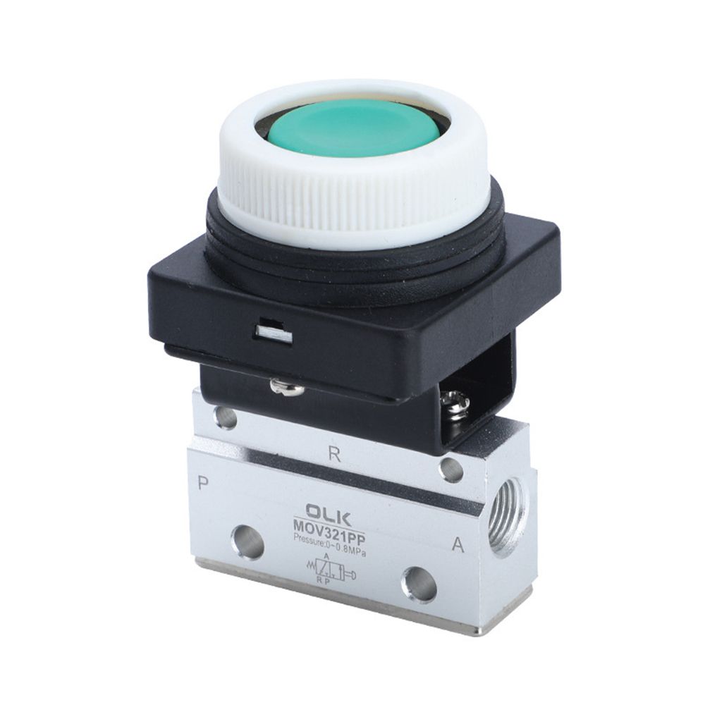 TDPTI76V8 New 1/8" Thread Momentary 2 Position 3 Way Flat Push Button