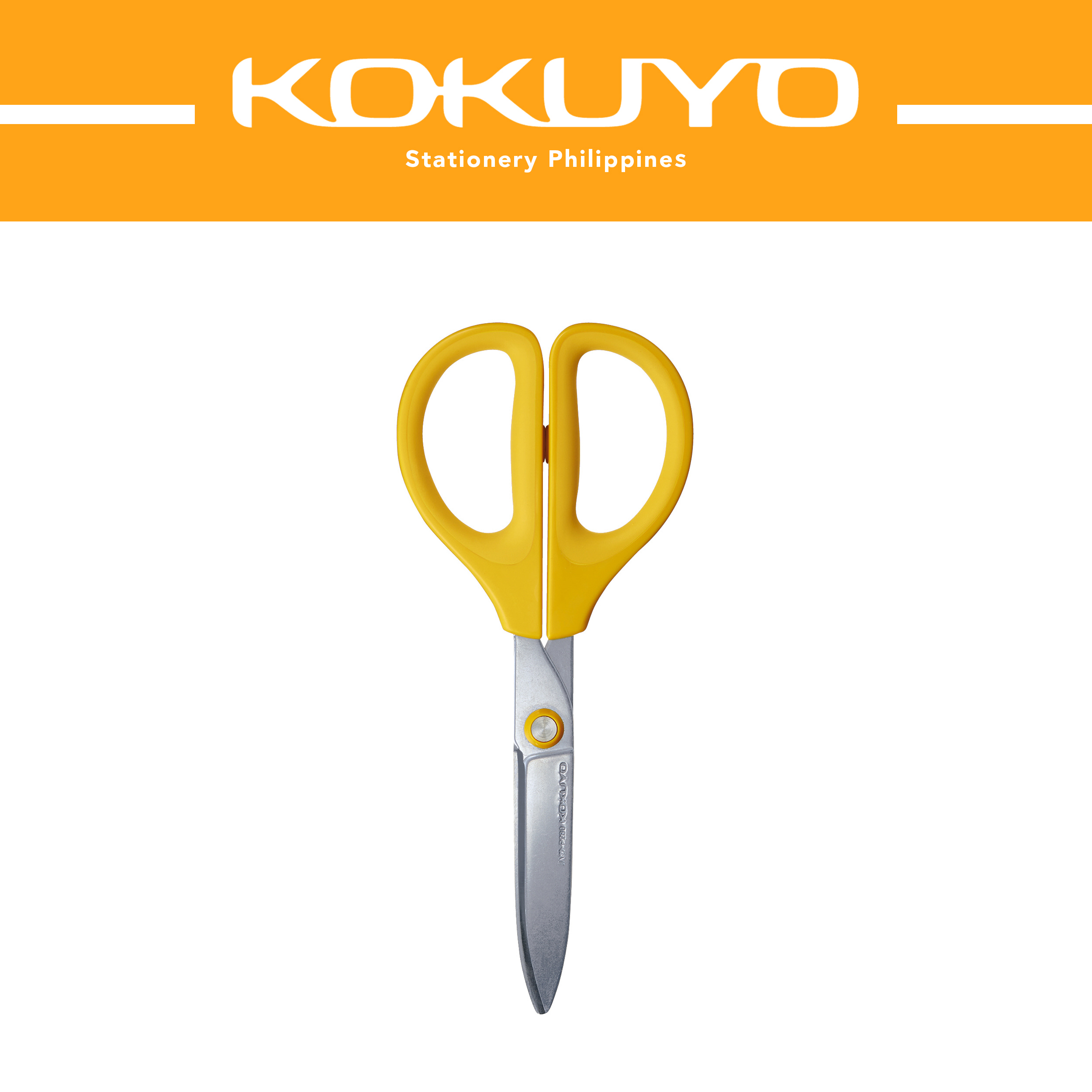 Kokuyo Scissors, Saxa Glueless Blade, Yellow (p280y)