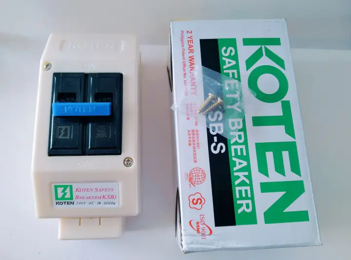 Koten Safety Breaker With Aircon Outlet Kbs S 15amps Lazada Ph