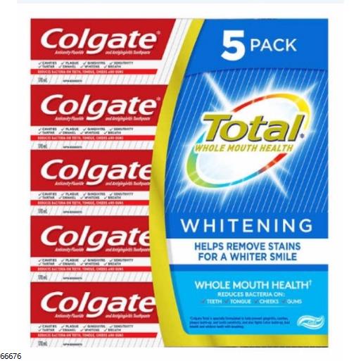 toothpaste dispenser with toothbrush holder Colgate Total 5x175ml (SOLD