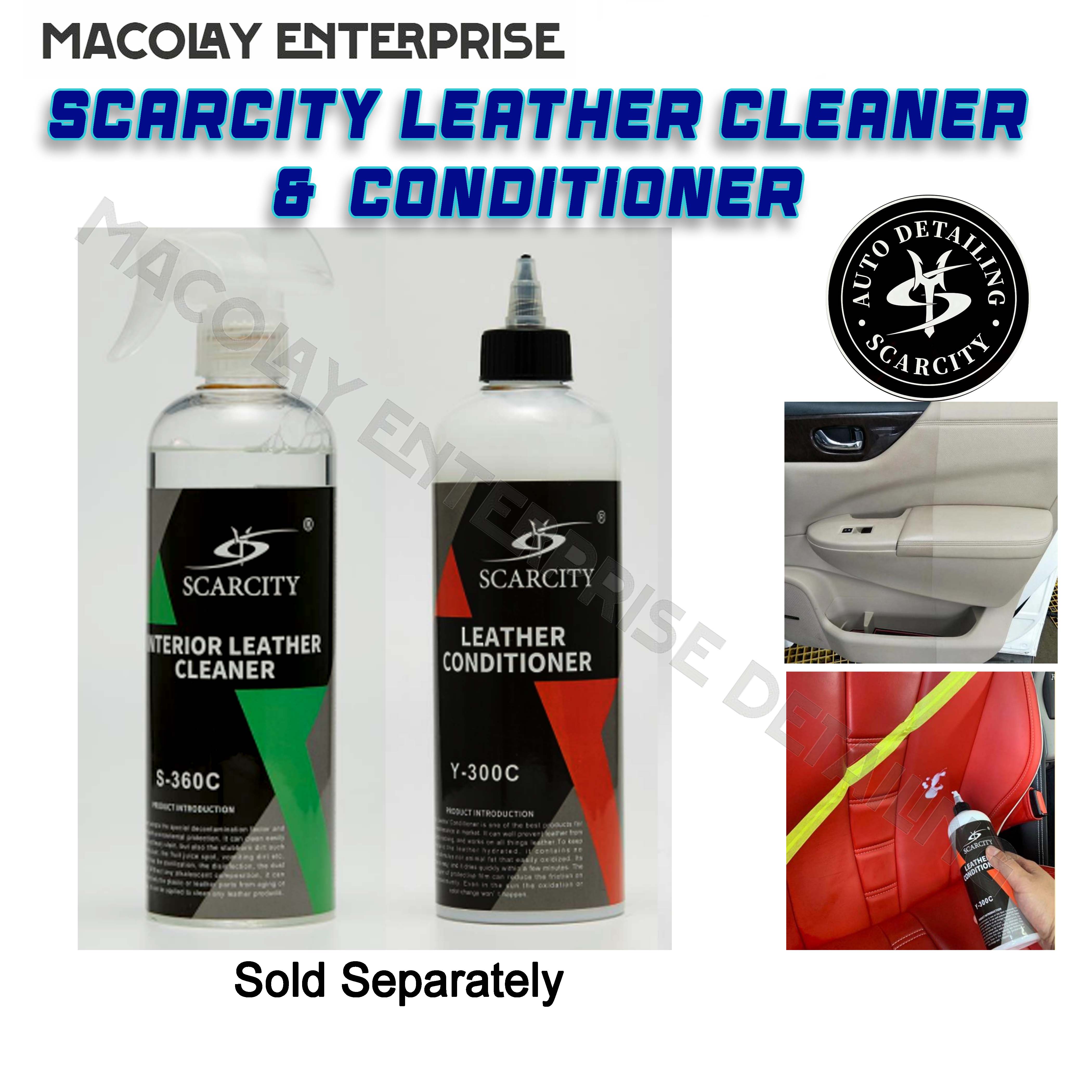 SCARCITY Interior Leather Cleaner and Conditioner Sold Separately