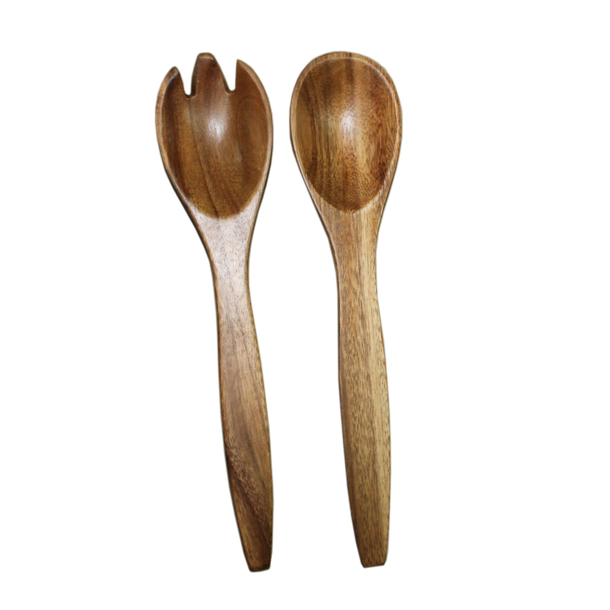 Salad Wooden Spoon and Fork Set 12 inches Lazada PH