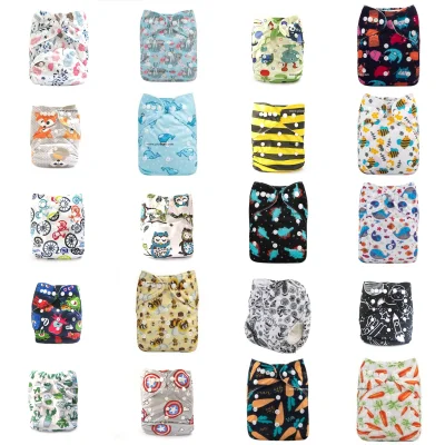 1 Piece Alva Pocket Type Cloth Diaper (Shell Only - Inserts Sold Separately)