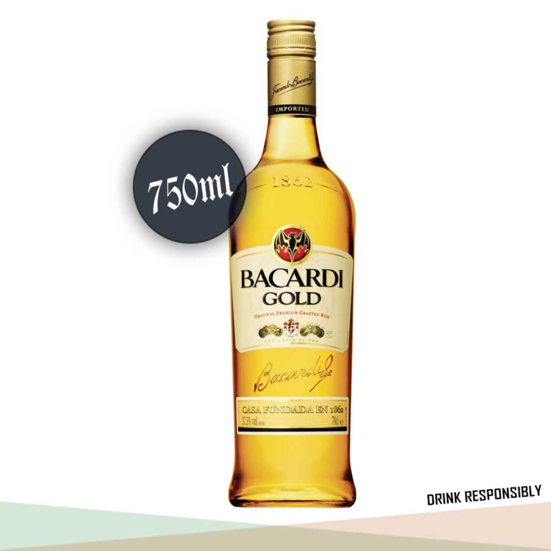 Bacardi Gold Rum 75cl (750ml) / Puerto Rico Lazada PH