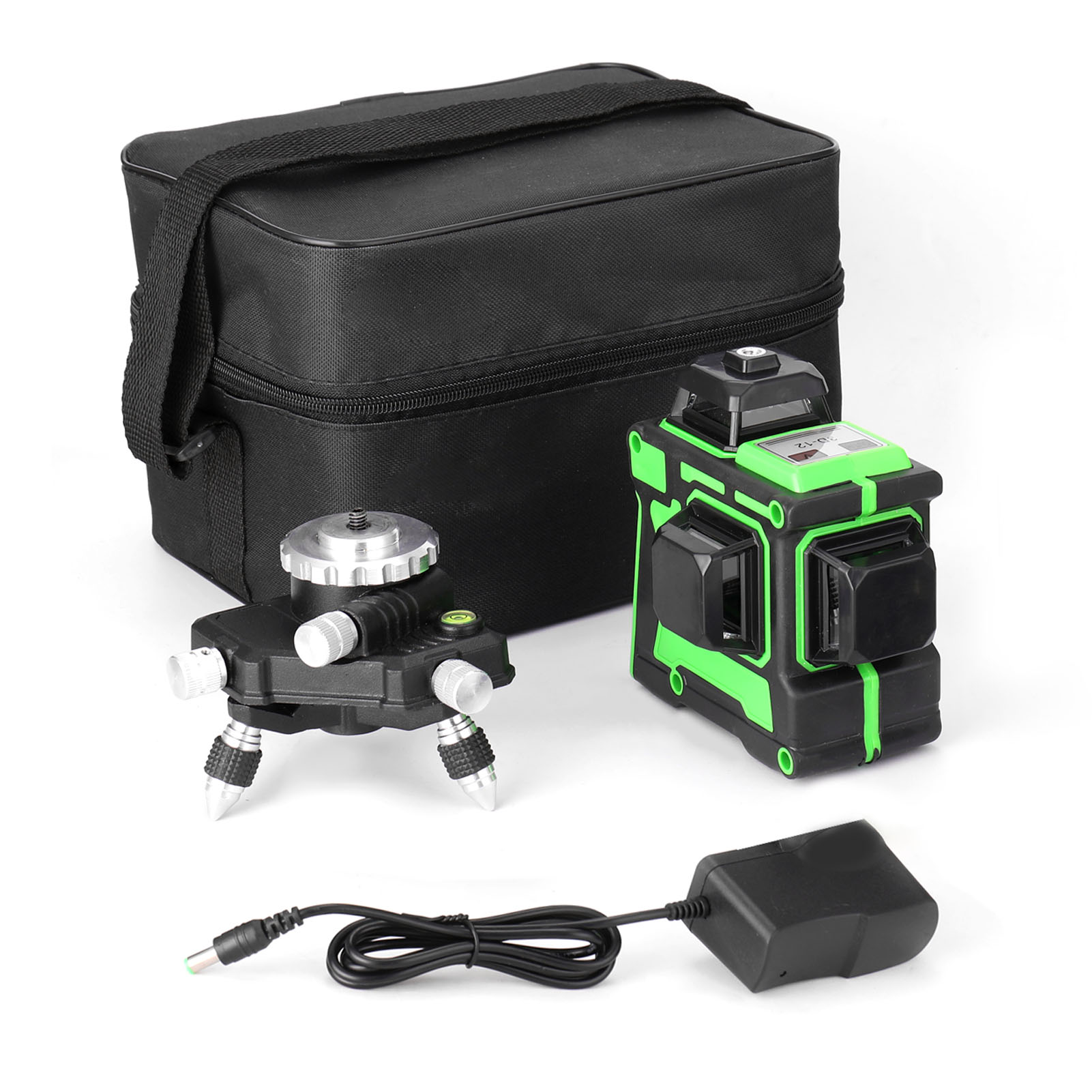 KKmoon Multifunctional 3D 12 Lines Laser Level Tool Vertical Horizontal Lines with Self-leveling Function