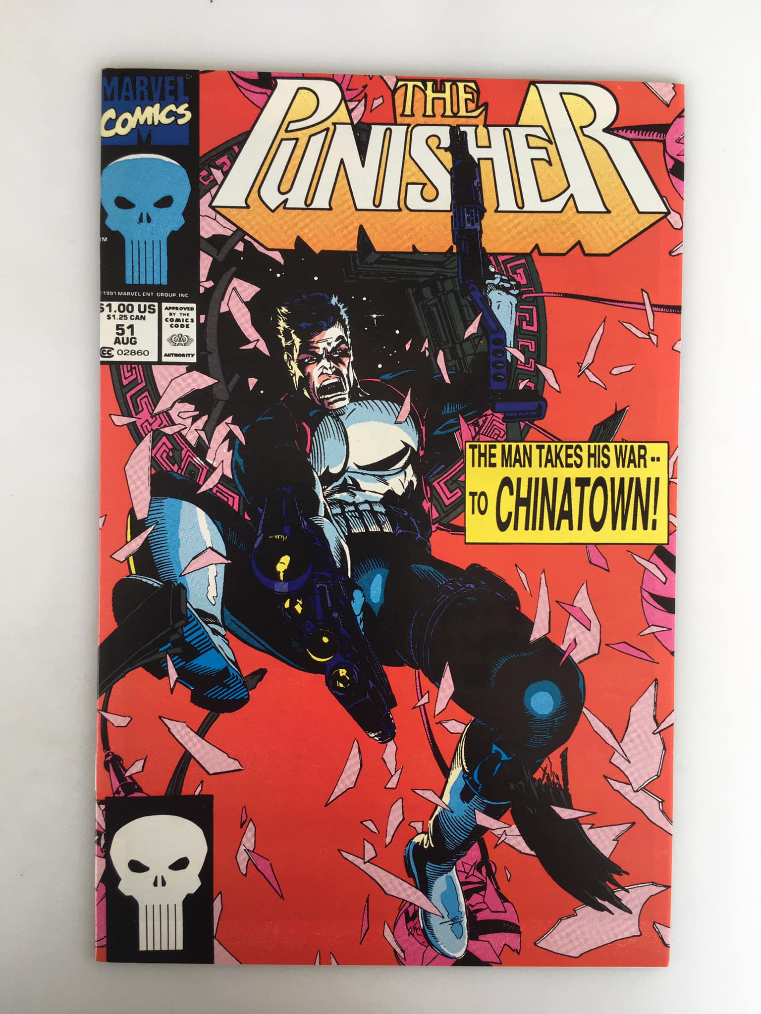 Punisher 51 Published Aug 1991 by Marv el Comic Book Cover art by ...