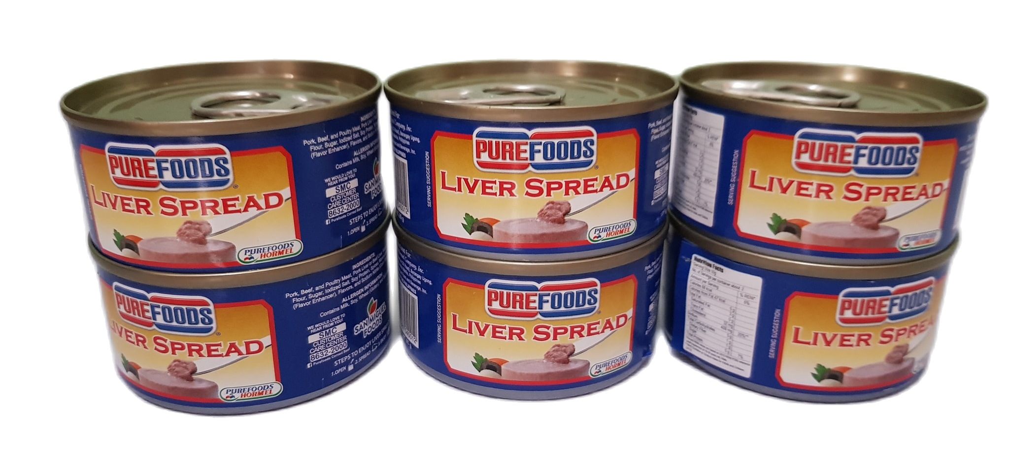 Purefoods Brand Liver Spread (pack of cans x 85 grams) Lazada PH