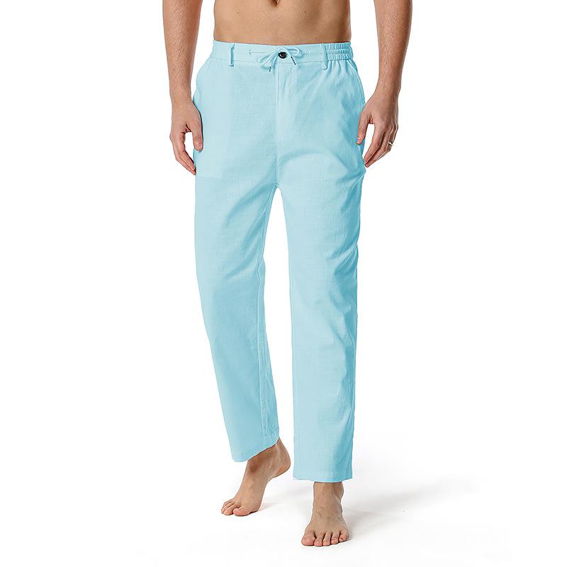 Tru Fit Mens Lounge Pants with Pockets Fly Cotton Soft Knit PJs, Size Small  | eBay