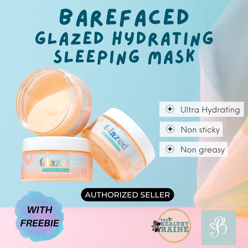 BAREFACED Glazed Ultra Hydrating Mask WITH FREEBIE Lazada PH