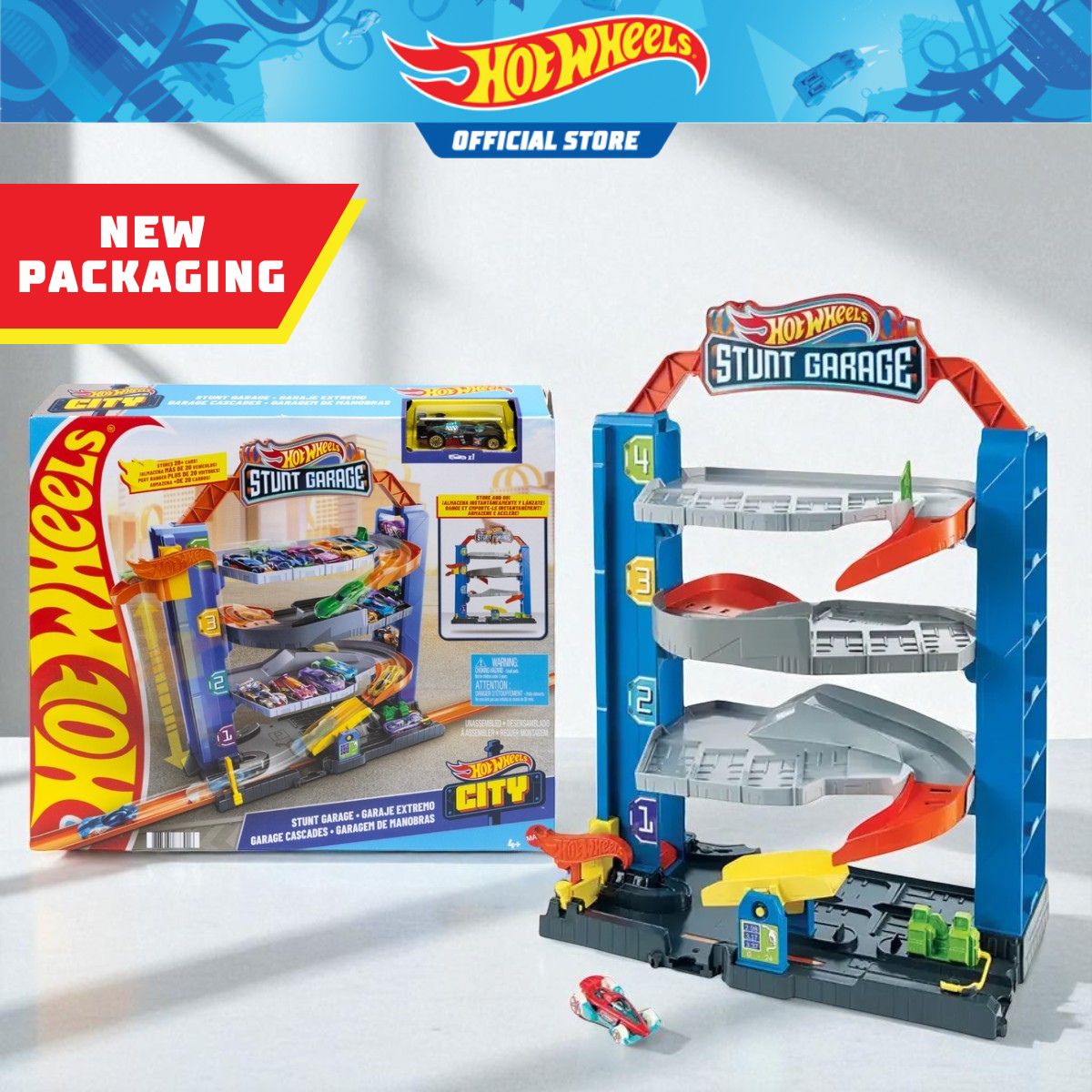 Hot Wheels® Stunt Garage Play Set Lazada Lazada PH