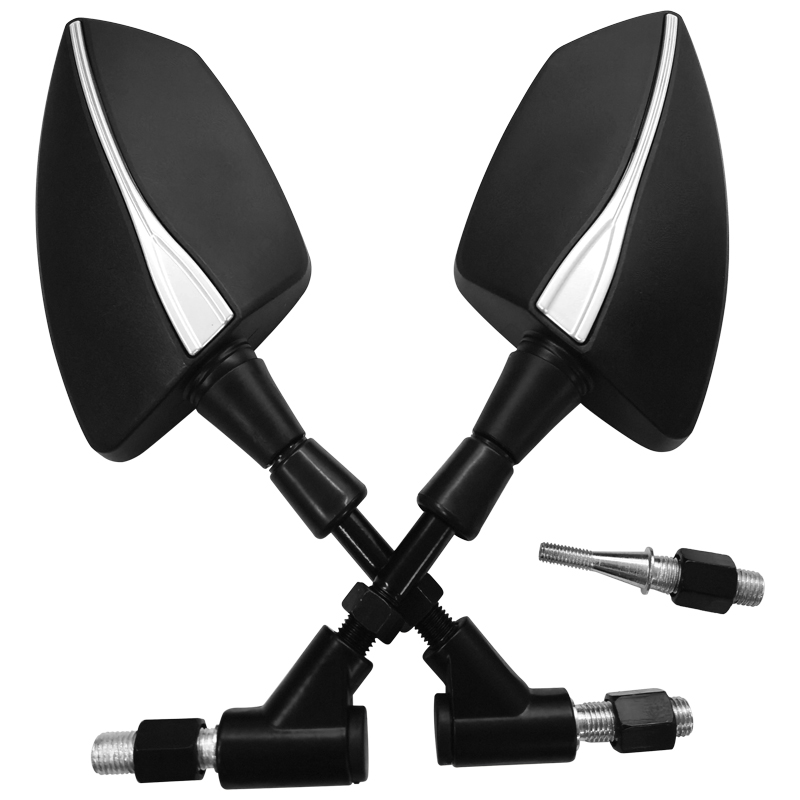 Side Mirror Motorcycle Big Lens Long Side Mirror For Honda Click Yamaha