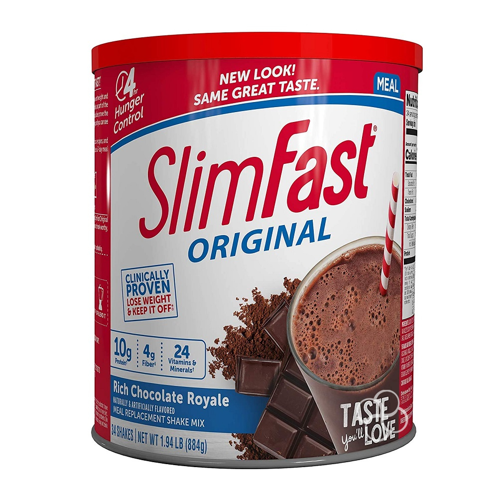 SlimFast Meal Replacement Powder, Original Rich Chocolate Royale