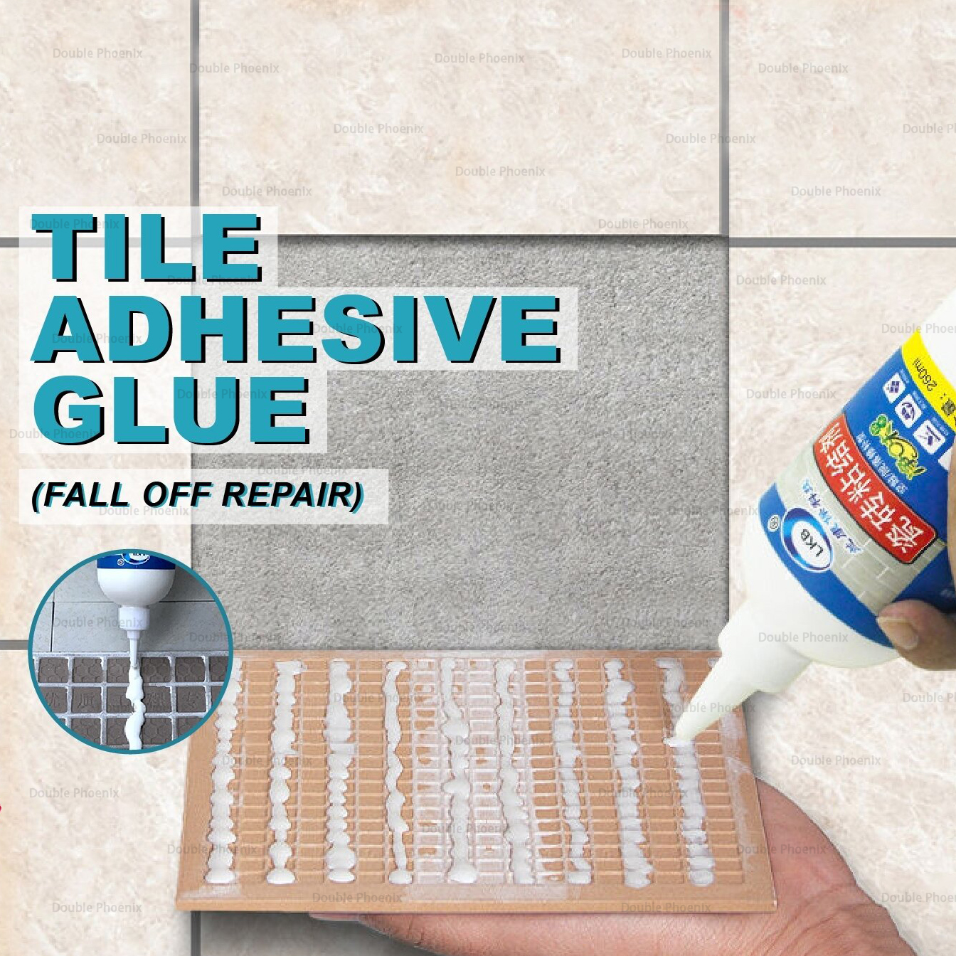 Floor Tile Adhesive Repair Glue Grout for Repair Crack Tile Loose