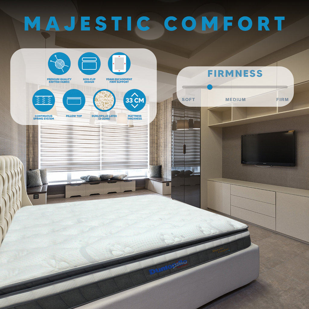 dunlopillo majestic comfort