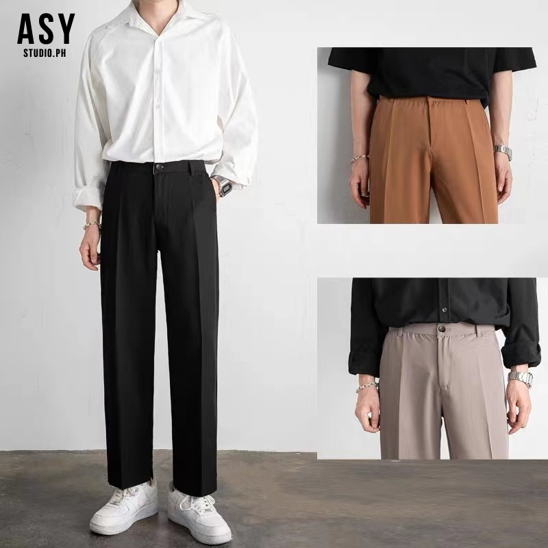 9 Sizes 5 Colors High Quality Trouser Pants for Men Above Ankle Korean ...
